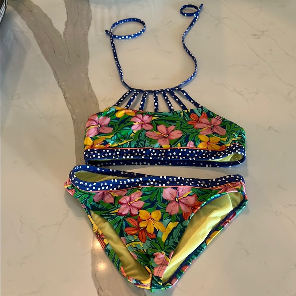 Floral Kids Swim Set